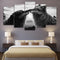 Tableau Loup Peinture Noir